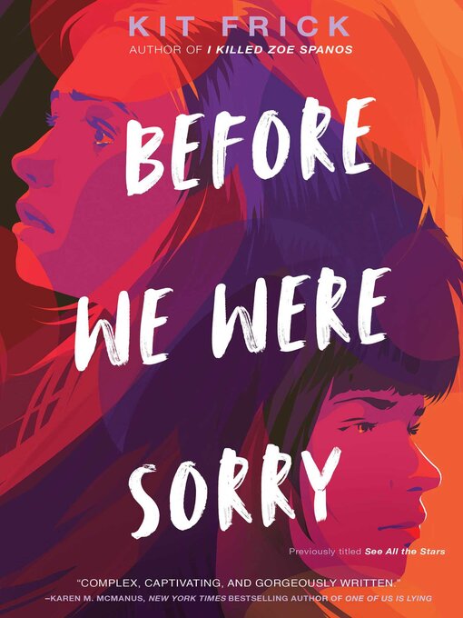 Cover image for Before We Were Sorry